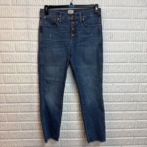 J. Crew Vintage Straight High Rise Denim Jeans Size 29